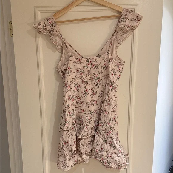 Floral Ruffle Mini Dress - Picture 3 of 4